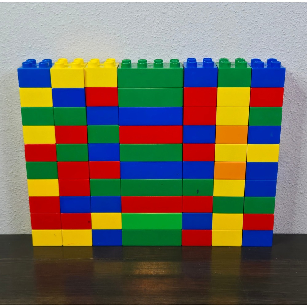 70 Piece Lego Duplo Building Blocks Set Multicolor Toddler Preschool Stacking